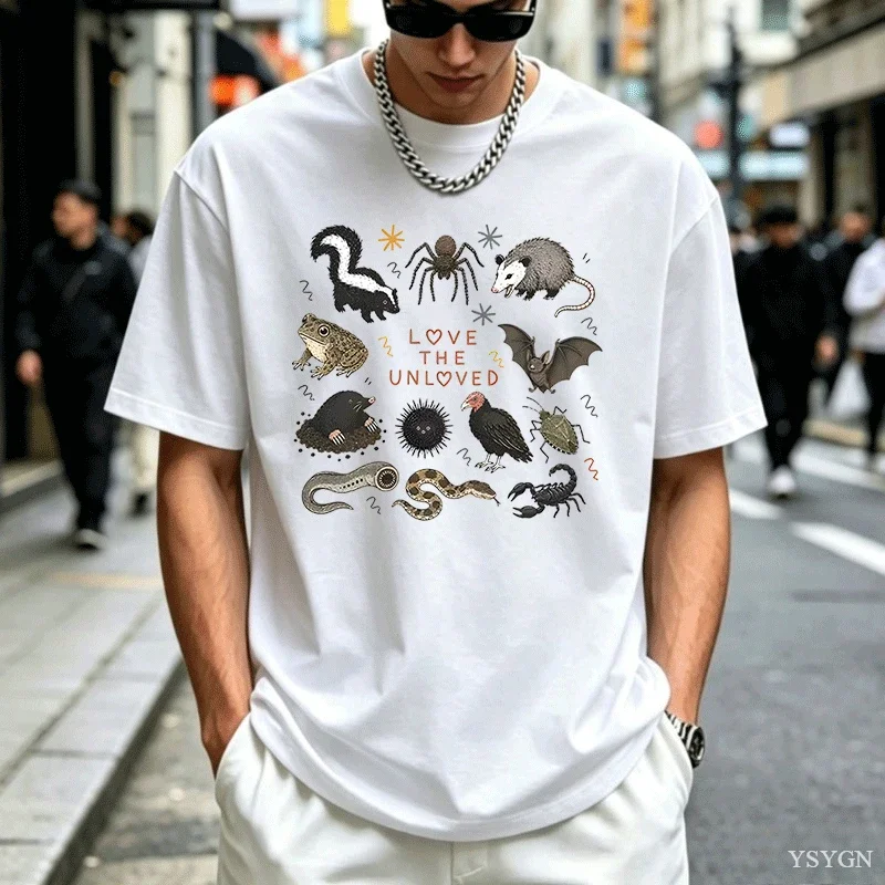Love The Unloved T-Shirt Men Weird Animal Tee Entomology Biology Teacher T Shirt Nature Lover Tees Woman Man Clothing Tops