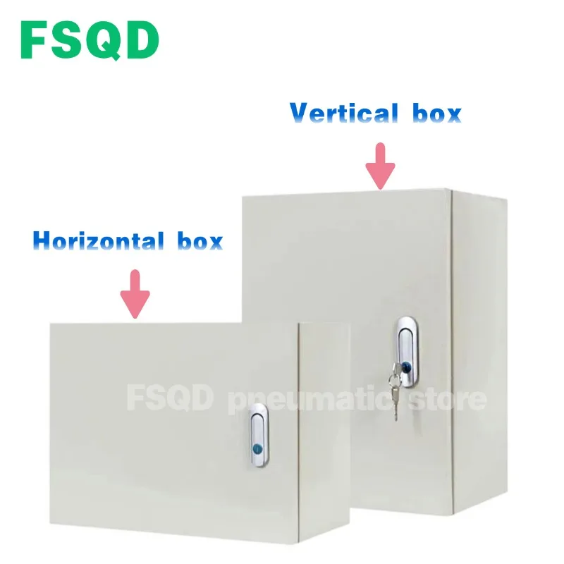 1PC Indoor control box and Distribution box engineering household outdoor With lock Rainproof dustproof Anti-theft