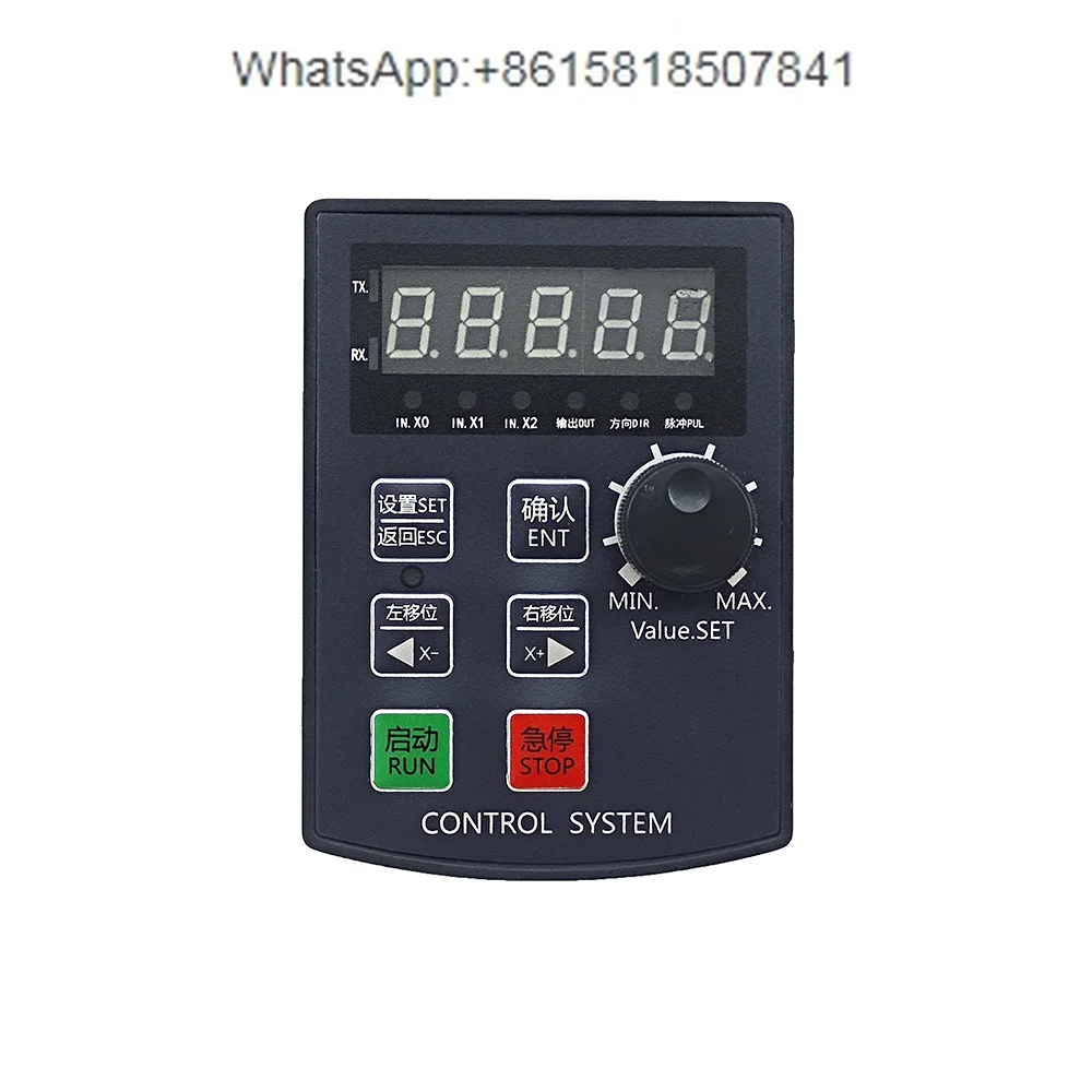 

HF020 stepper servo motor drive controller, fixed length and speed adjustment serial port 485 set pulse generator