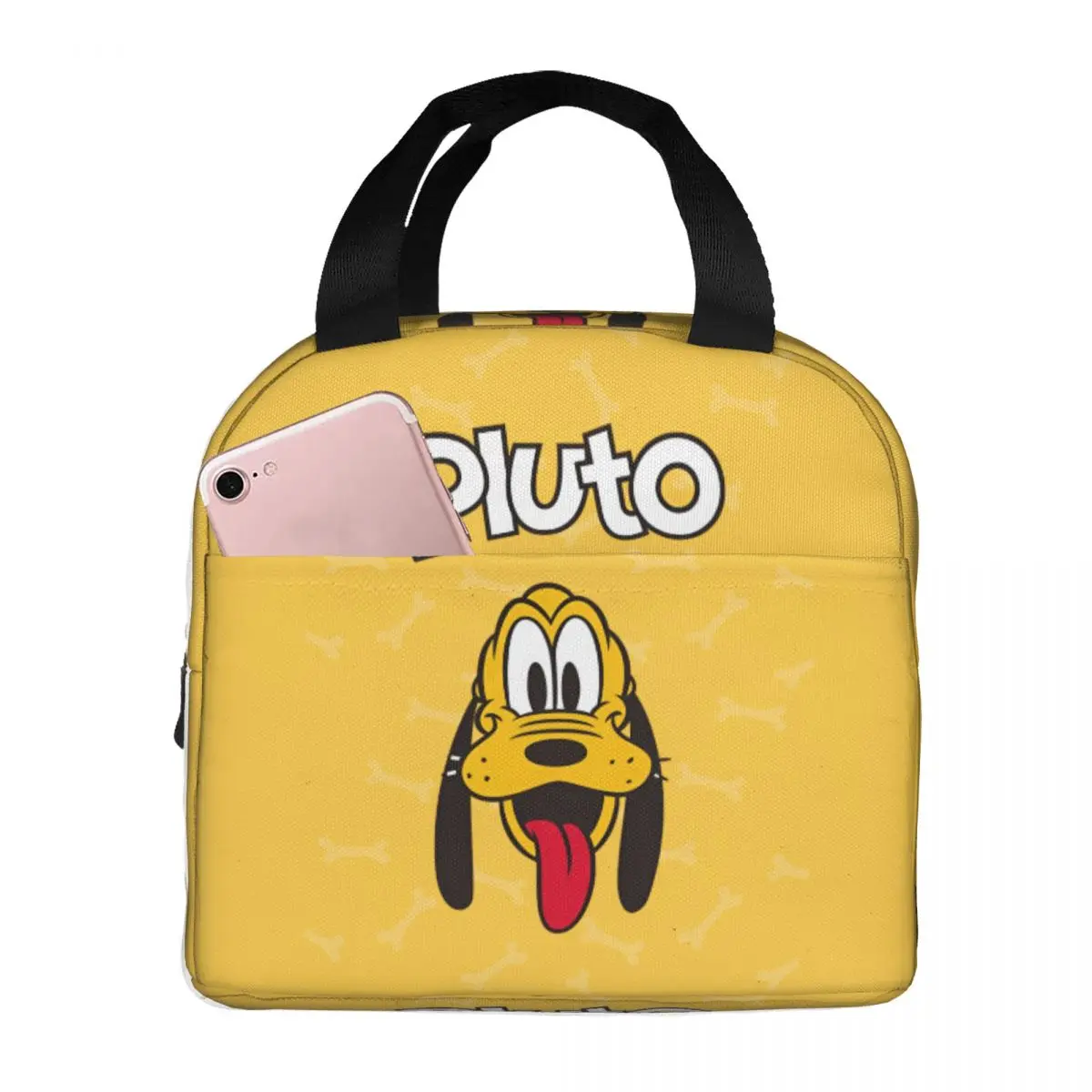 

Custom P-Plutoes Anime Thermal Insulated Lunch Bag Dog Portable Lunch Tote for Outdoor Camping Travel Multifunction Food Box