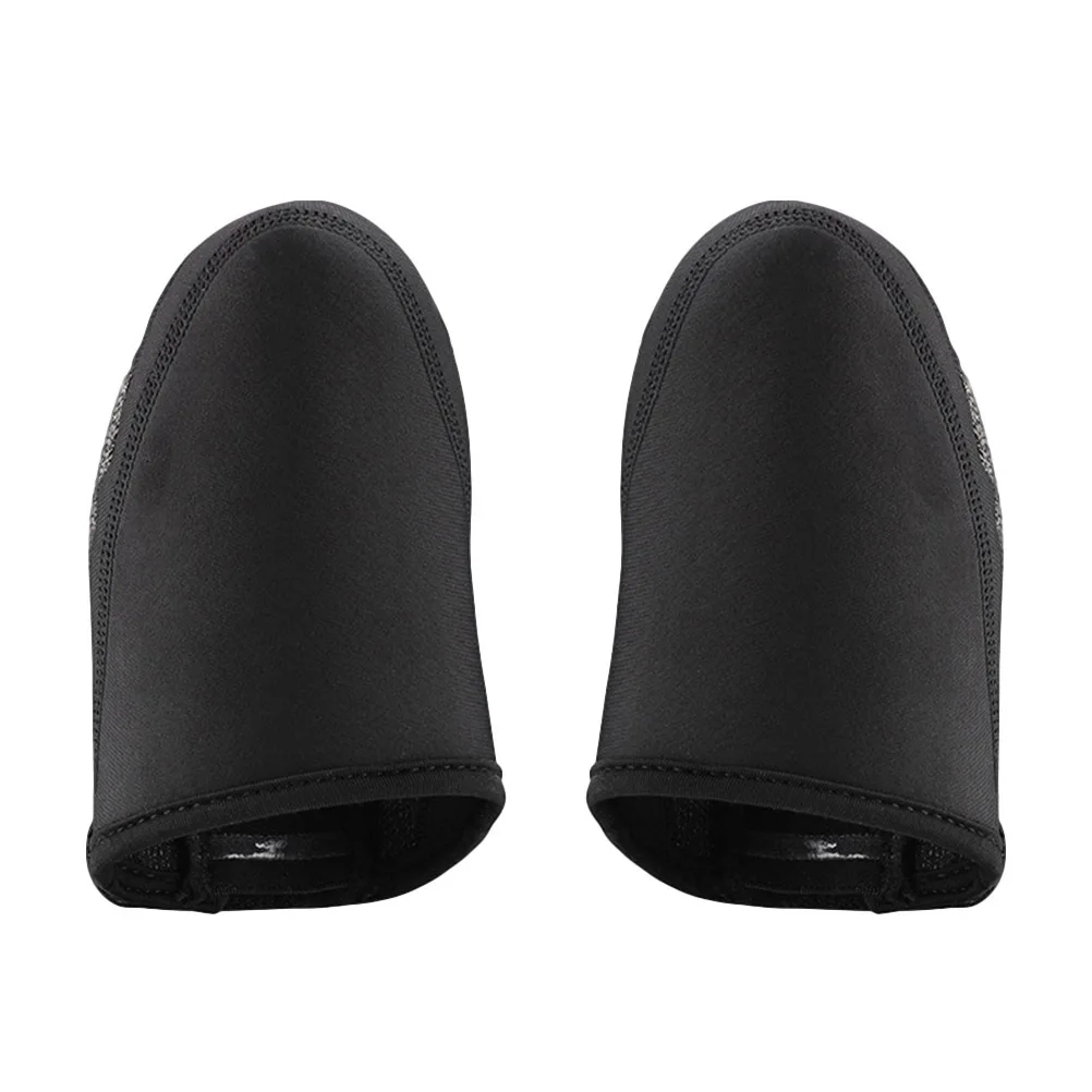 

Warm Cycling Shoe Covers Windproof Outdoor Overshoes Waterproof Elastic Fabric Anti Slip Hook Loop Design Shoe Toe