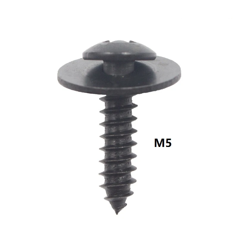 10x Cross self tapping Phillips Screws M5 M6 Metal Rivet Fastener Fixed Auto Car Body Fender Screws