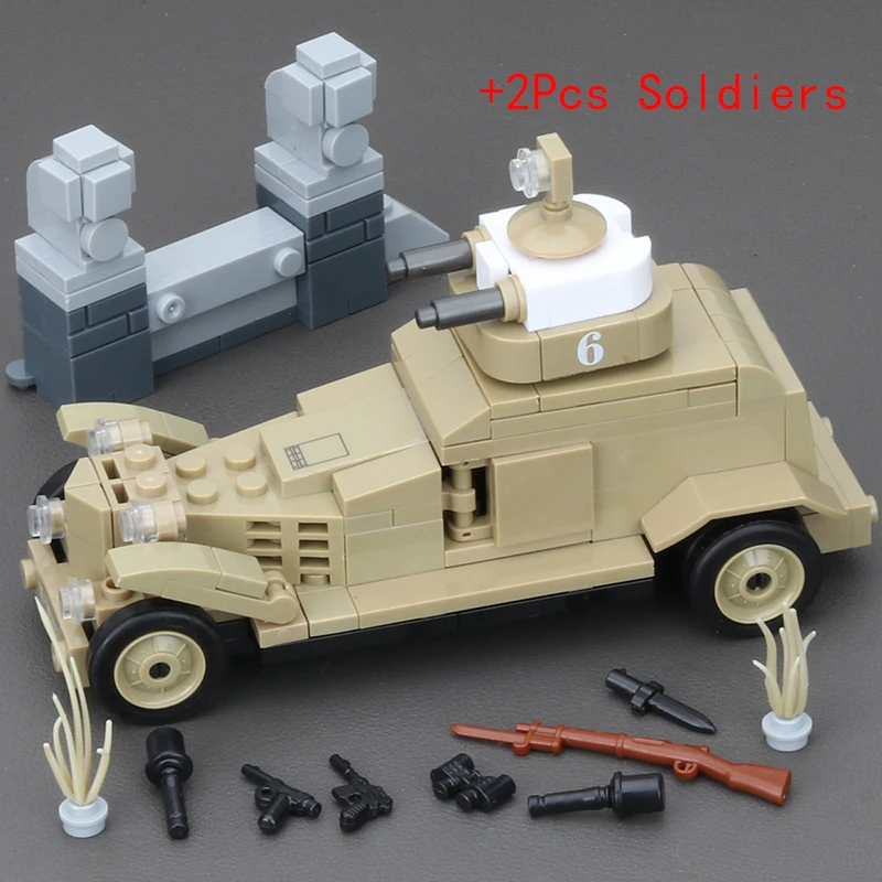 WOII Soldaat Japans Leger Militaire Wapens Speelgoedmodel WO2 M25 Zwaar Gepantserd Voertuig Rupsvoertuig Strijd Tank Bouwstenen Speelgoed