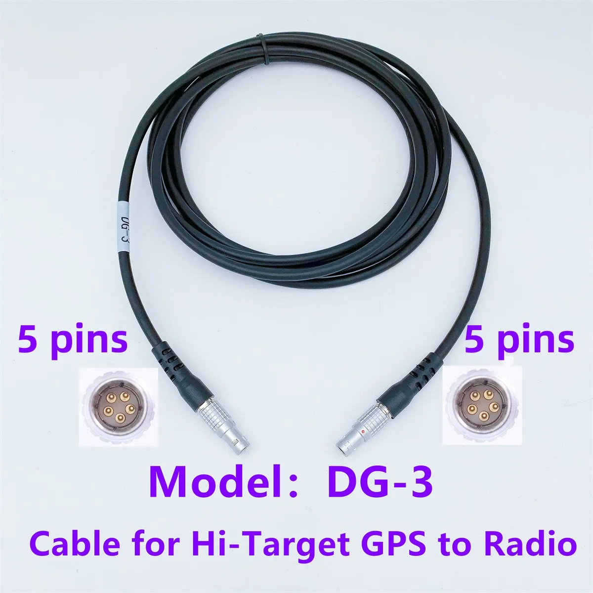 

DG-3 Cable For Hi-Target GPS RTK To Radio Hi-Target GPS RTK Data Power Cable