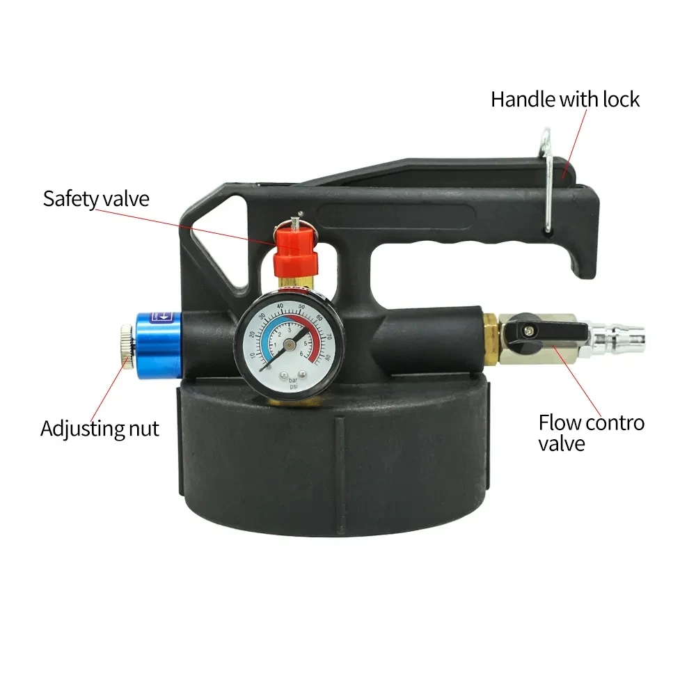 فريدة من نوعها 6L 8L 10LAuto نقل هوائي السائل النفط النازع نقل النفط ملء أداة Depenser عبوة مضخة أداة ATF Adap #5