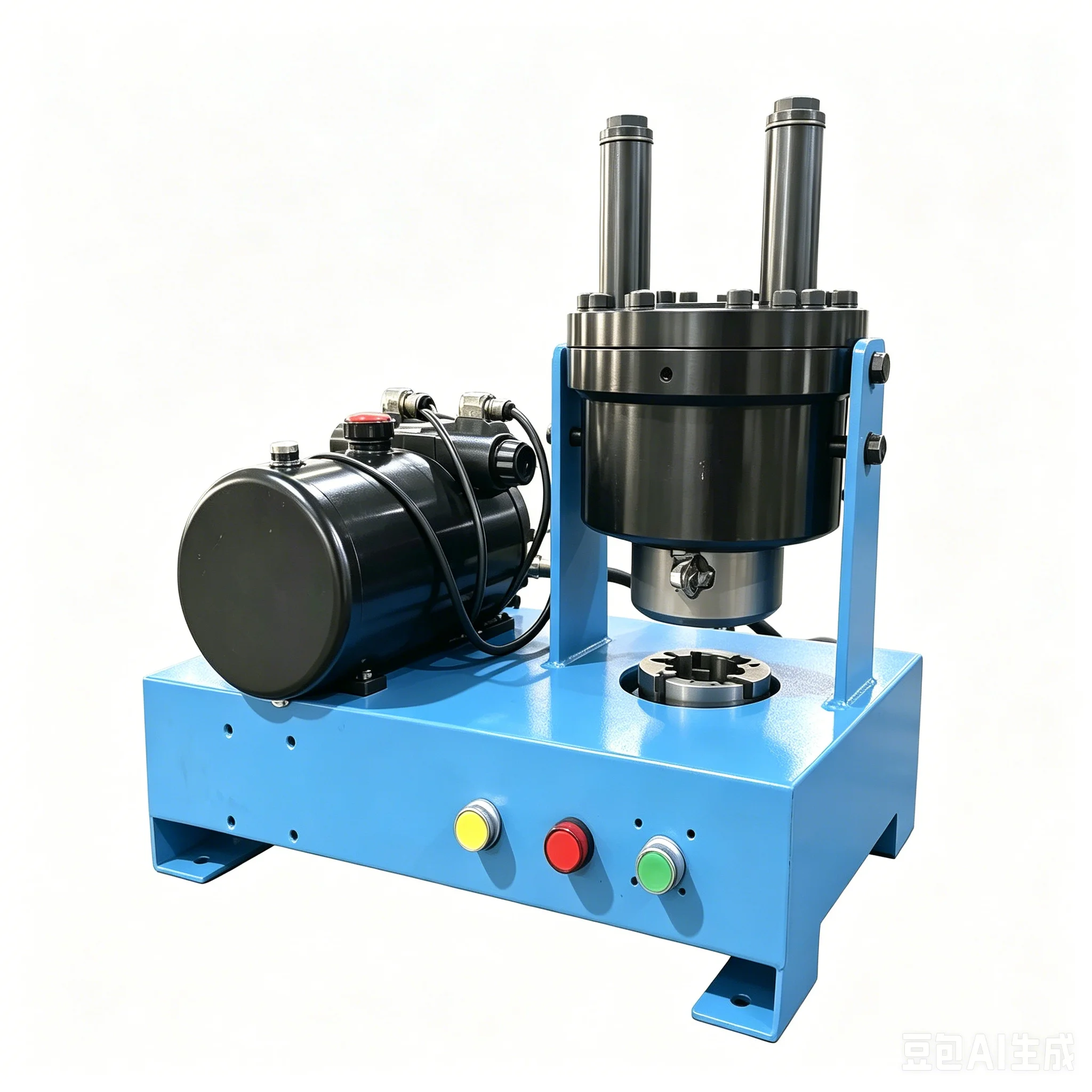 BNT 160 12 V 75 kg Lightweight Por Vertical Hose Crimping Machine with 1 Inch and 8 Sets of Dies