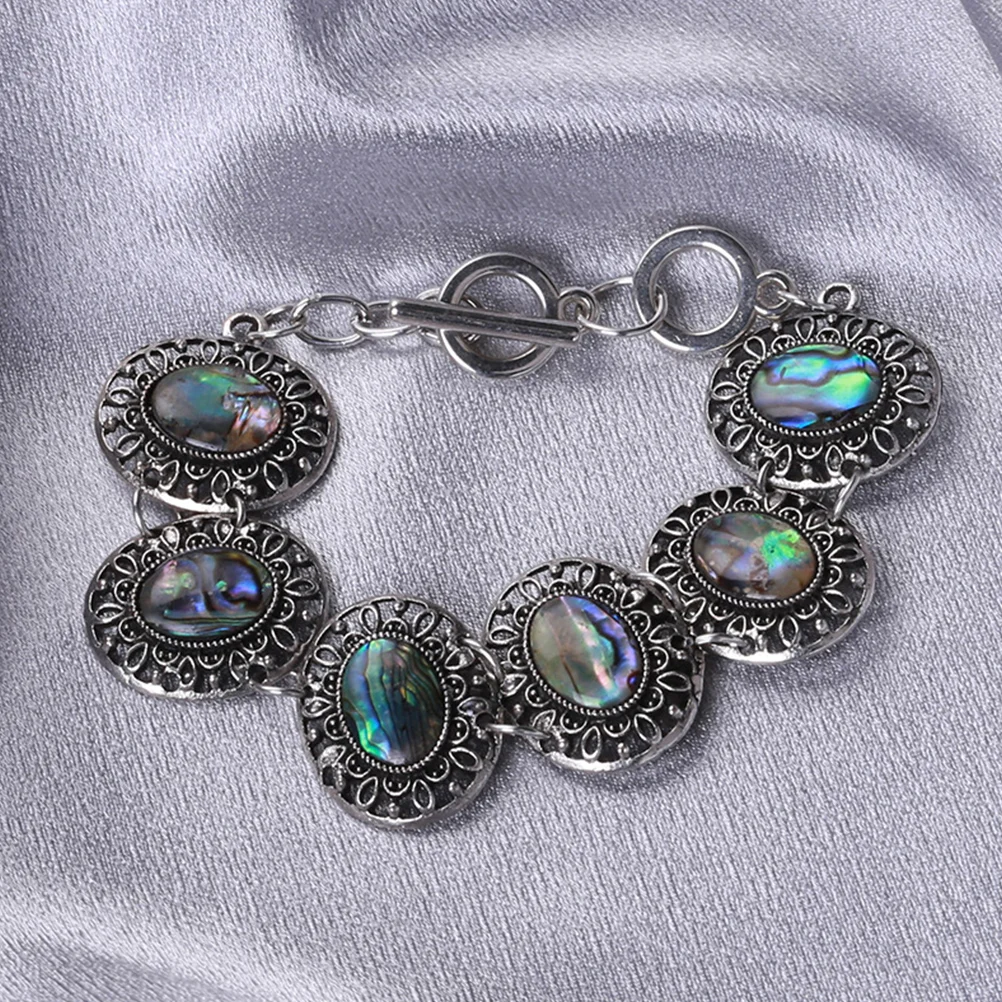 Bohemian Abalone Jewelry Shell Bracelet Colorful Wrist Chain Wrist Band Hand Ornament Unique DIY Gift for Girls and Women