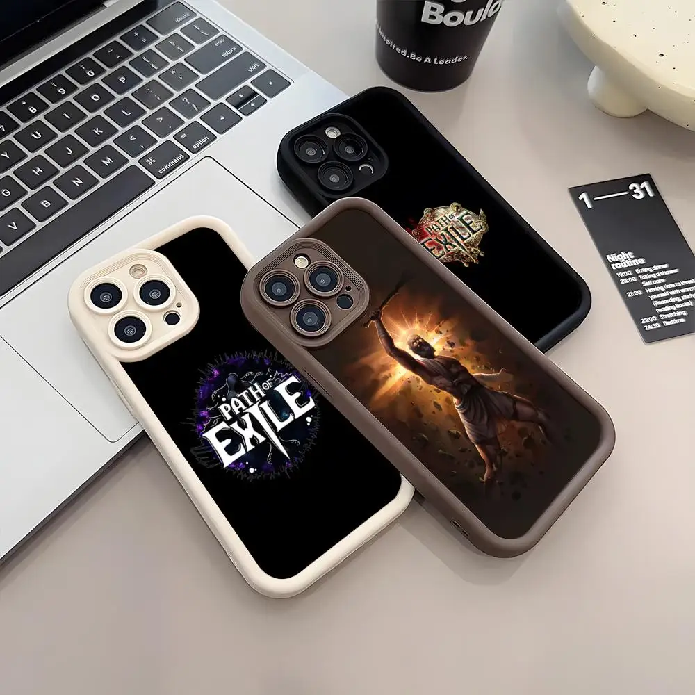 Game P-Path Of E-Exile Handyhülle für iPhone 17 Air 16 E 15 14 Plus 13 12 11 Pro Max Silikon Soft Case