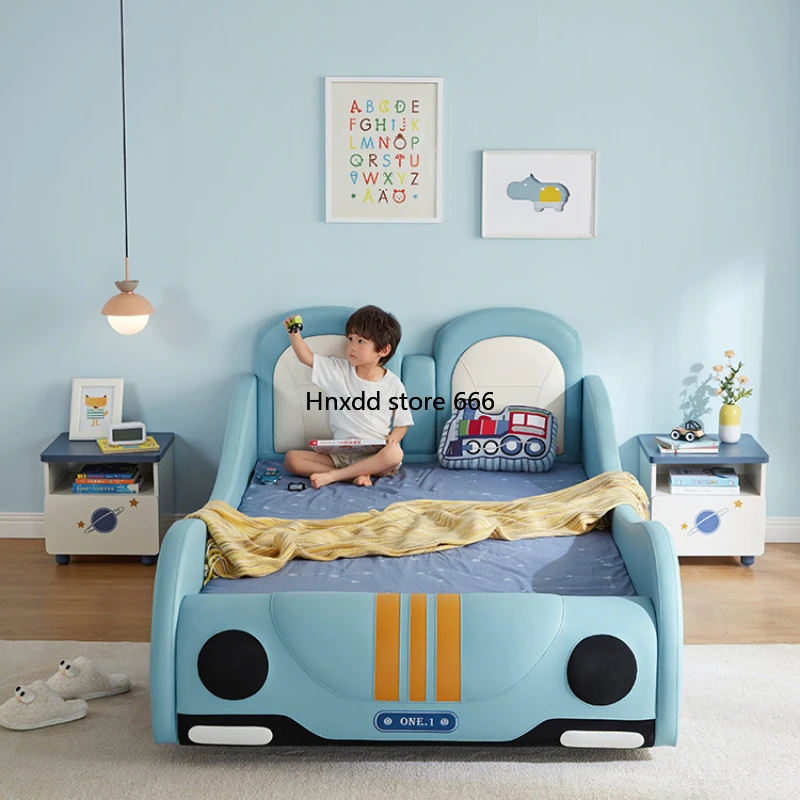 Luxury Modern Children Bed Pretty Cute Comferter Children Beds Queen Size Kinderbett Bedroom Set Furniture