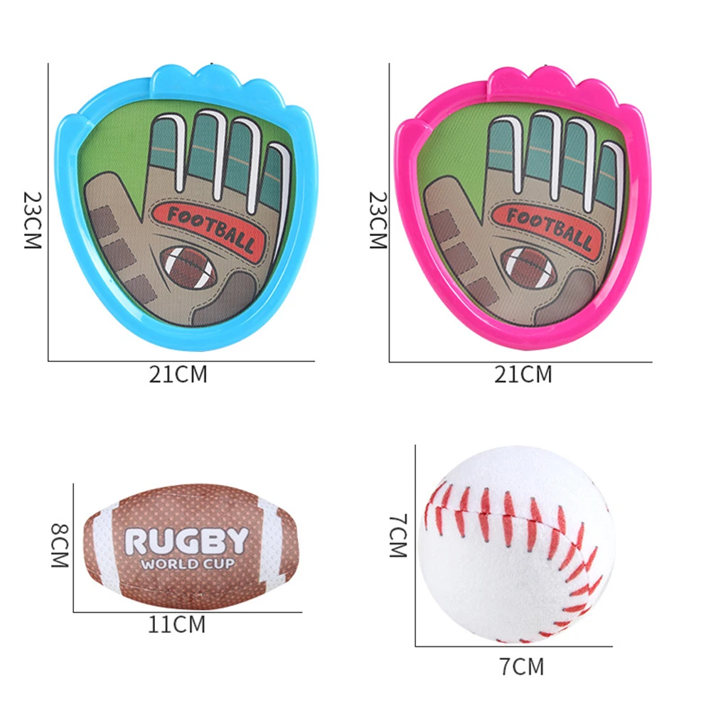 Werfen Bälle Fangen Bälle Sport Spiele Saugnapf Bälle Ziel Hand Handschuhe Klettverschluss Kinder Indoor Outdoor Interaktives Spielzeug