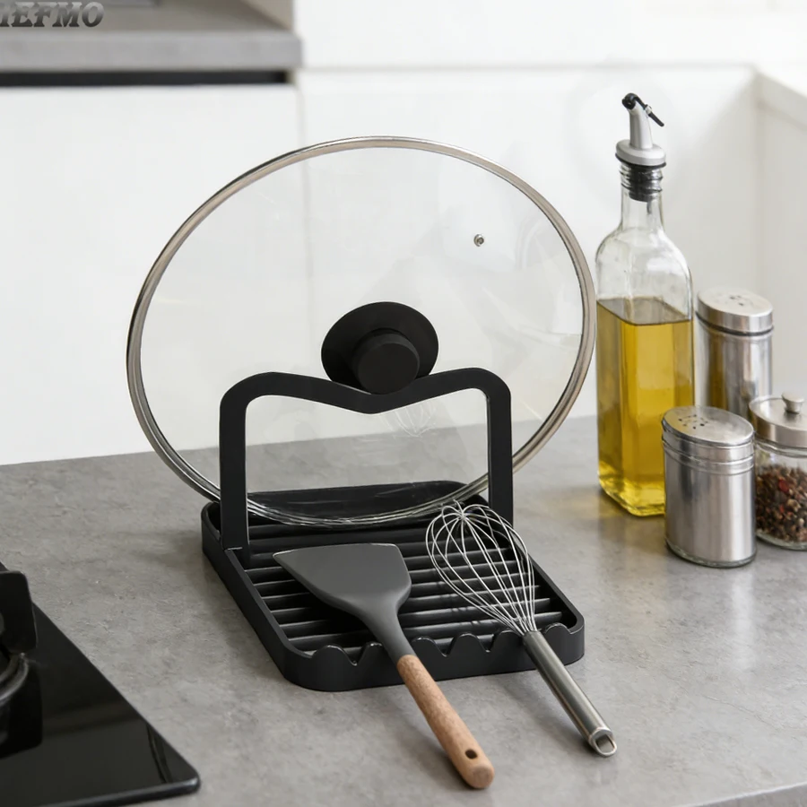 

1pc Pot Lid Holder Suitable For Placing Pot Lids To keep The Countertop Dry And Prevent Water Stains From Dripping Kitchen Tool