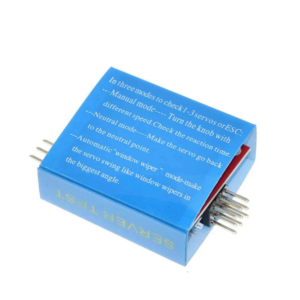 TZT Servo Tester Gear Test CCPM Consistency Master Checker 3CH 4.8-6V with Indicator Light image 3