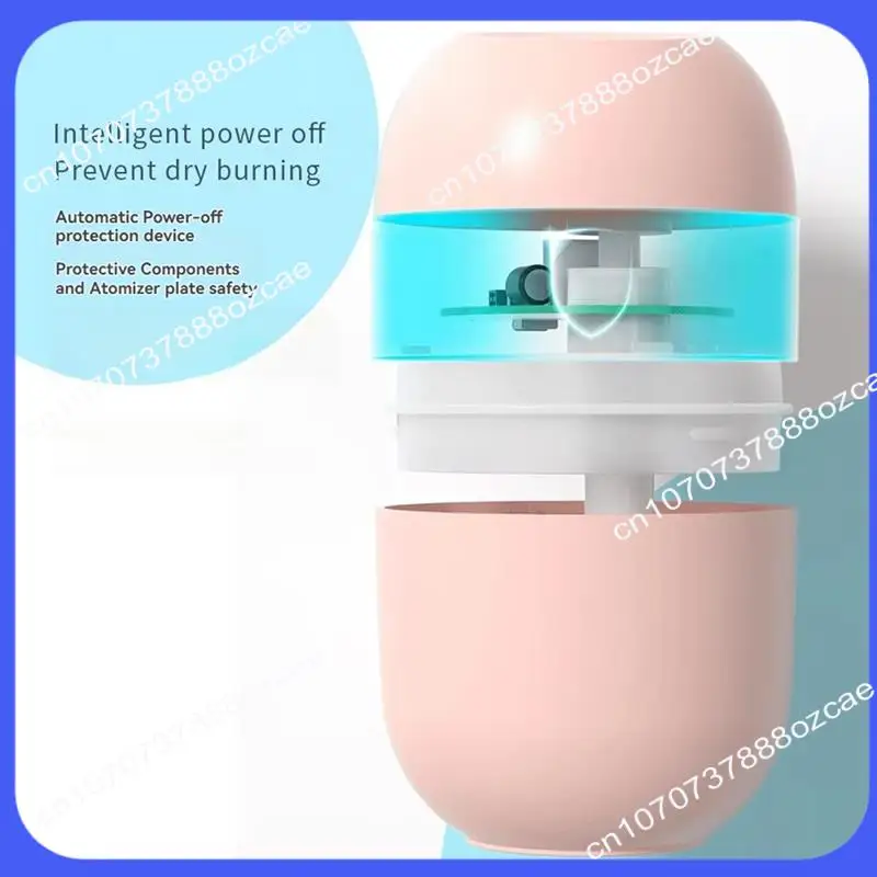 Mini humidificador de aire portátil con forma de gota de agua A26P, humidificador de escritorio ultrasilencioso para el hogar y la oficina, atomización de aire eficiente