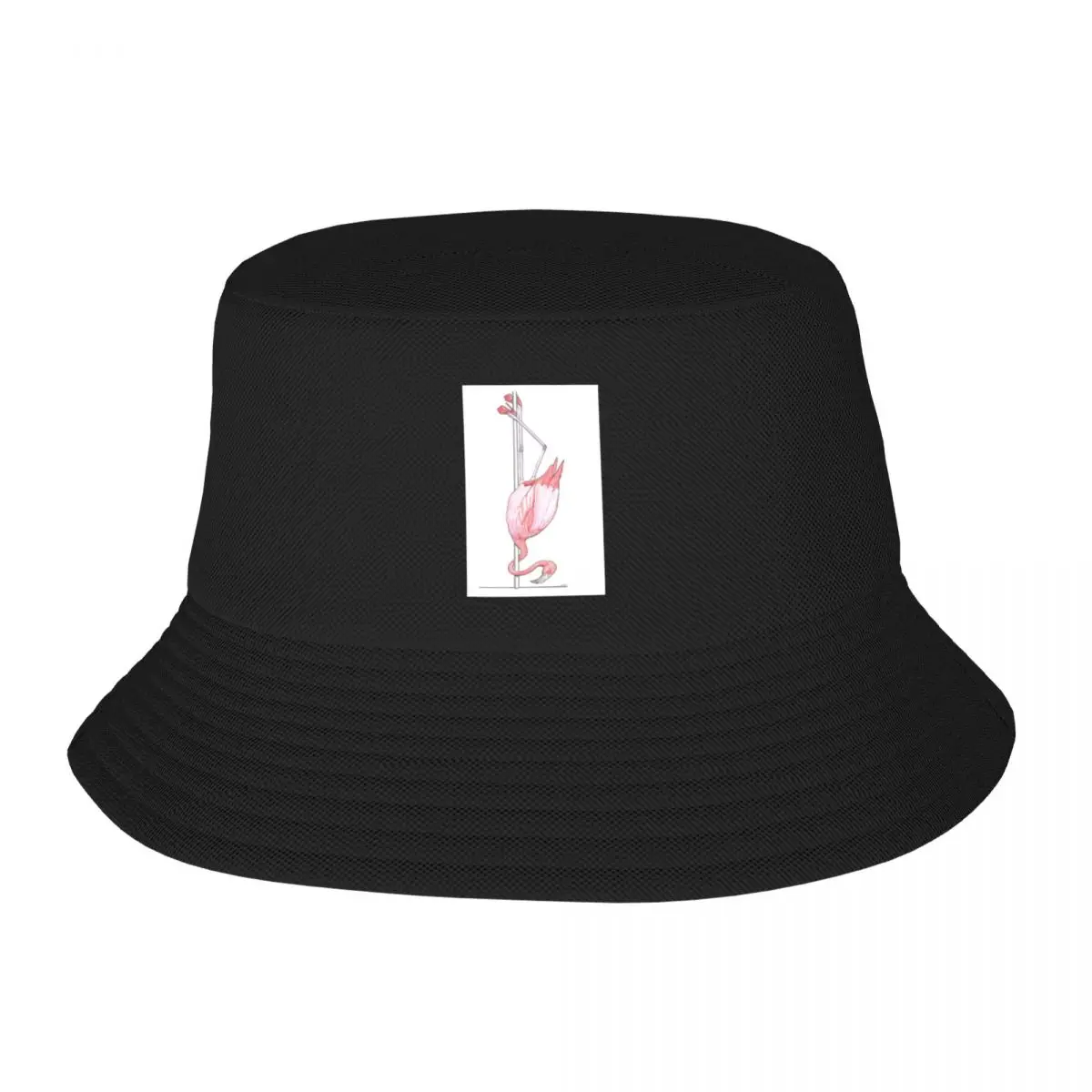 Flamingo in Flamingo Heels Bucket Hat hard hat birthday Hood Streetwear Hats For Men Women's