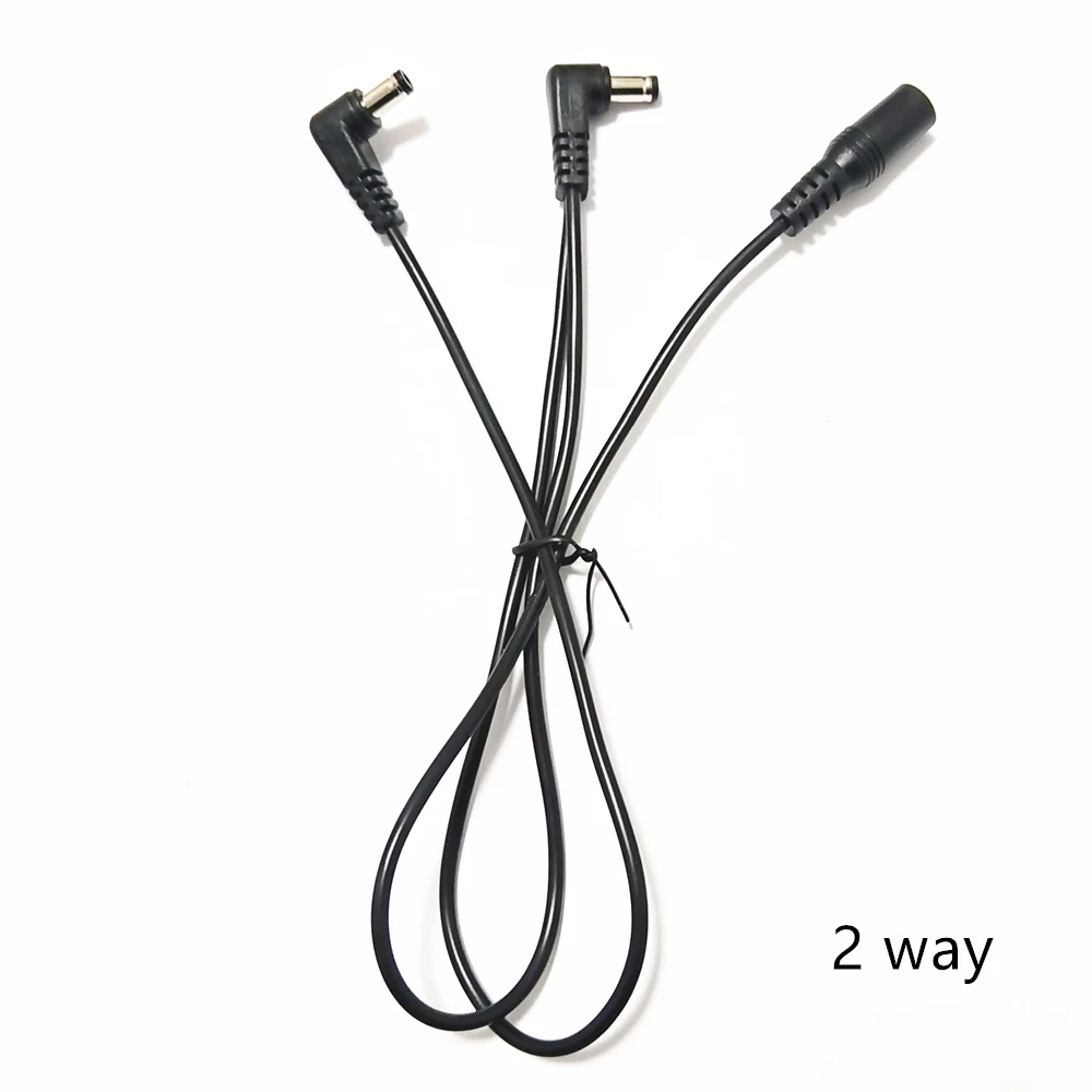 Daisy-Chain-Kabel 1 bis 2 3 5 6 8 10 Wege Gitarren-Effektpedal Zubehör 9V DC Adapter Stecker Stromkabel Musikinstrument – Detail 5