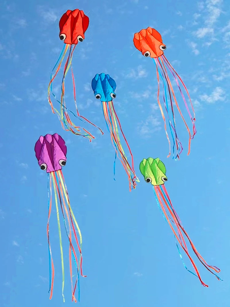 Octopus vliegers vliegen Zachte vliegers buitenspeelgoed voor kinderen vliegers fabriek windzakken professionele windvliegers koi opblaasbare vliegers