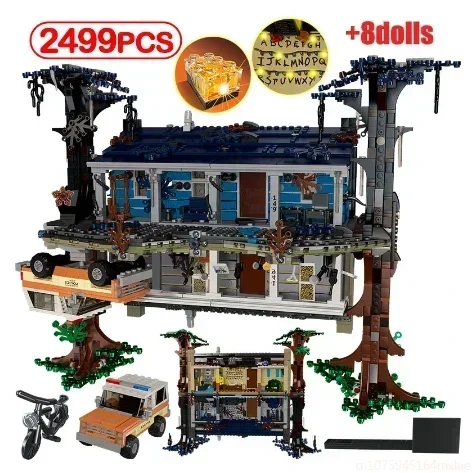 

Compatible 75810 Things The Upside Down Building Blocks Bricks Set Toys For Children Birthday Christmas Gifts 2499pcs