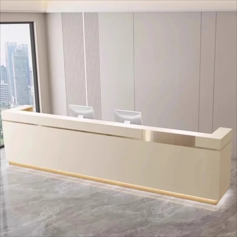 

Reception Desks Mostrador De Tienda Table Empfangstheke Home Counter Store Beautician Podium Uxury Reception Desk Beauty Salon