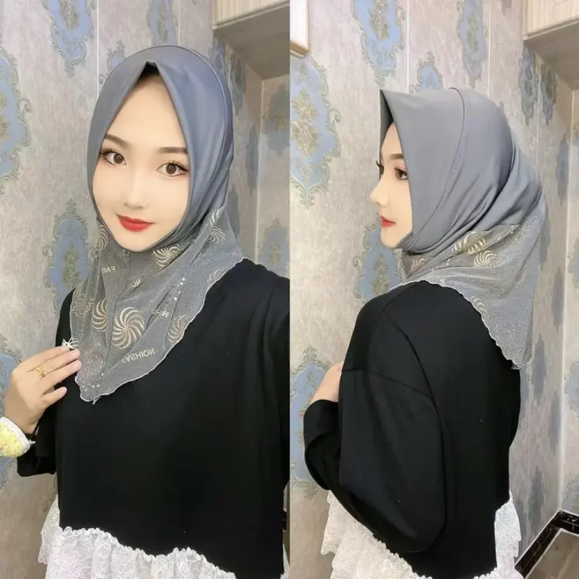 Ready To Wear Boutique Muslim Islam School Girls Instant Hijabs