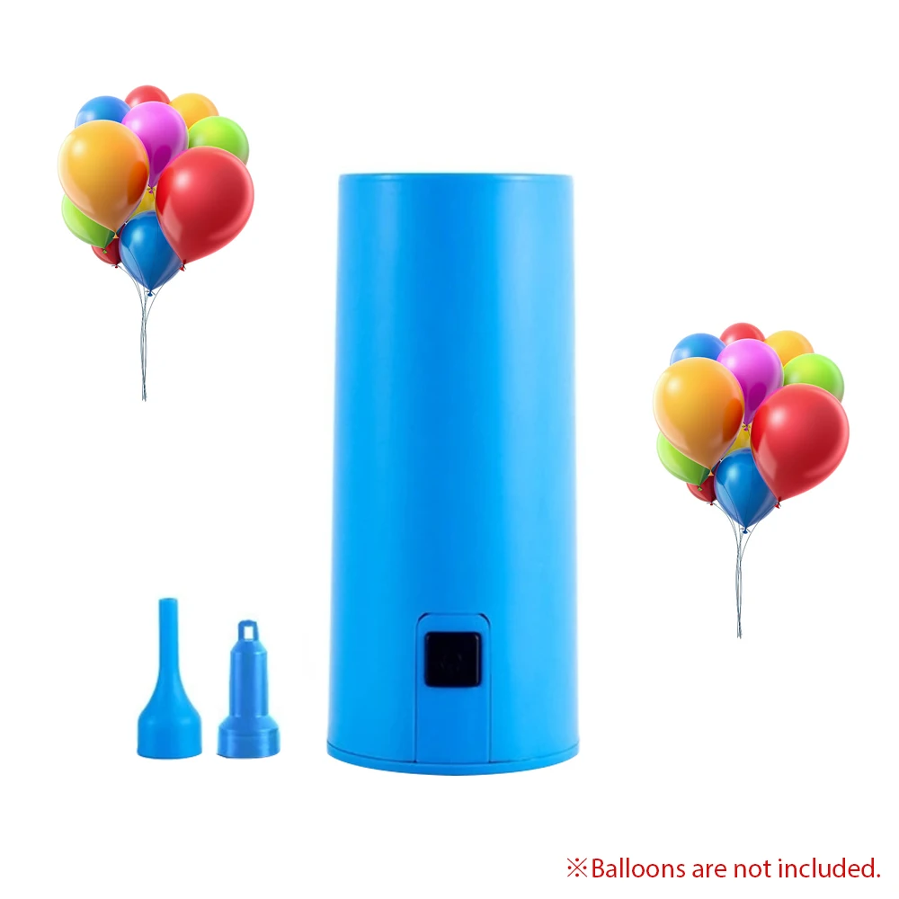 Balloon Pump Electric Air Pump Portable Balloon Inflators Machine with 2pcs Nozzles for Christmas Birthday Party Decoration