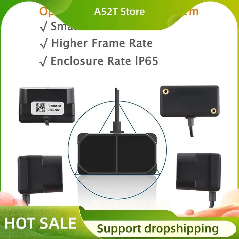 A52T Tfmini Plus Lidar Module Single-Point Micro Range Finder 0.1-12M IP65 Waterproof Distance Sensor