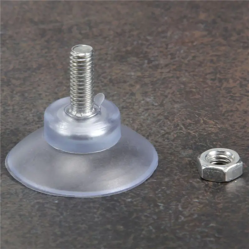 Easy Use 10 Pcs Rubber Strong Suction Cup Replacements For Glass Table Tops With M6 Screw