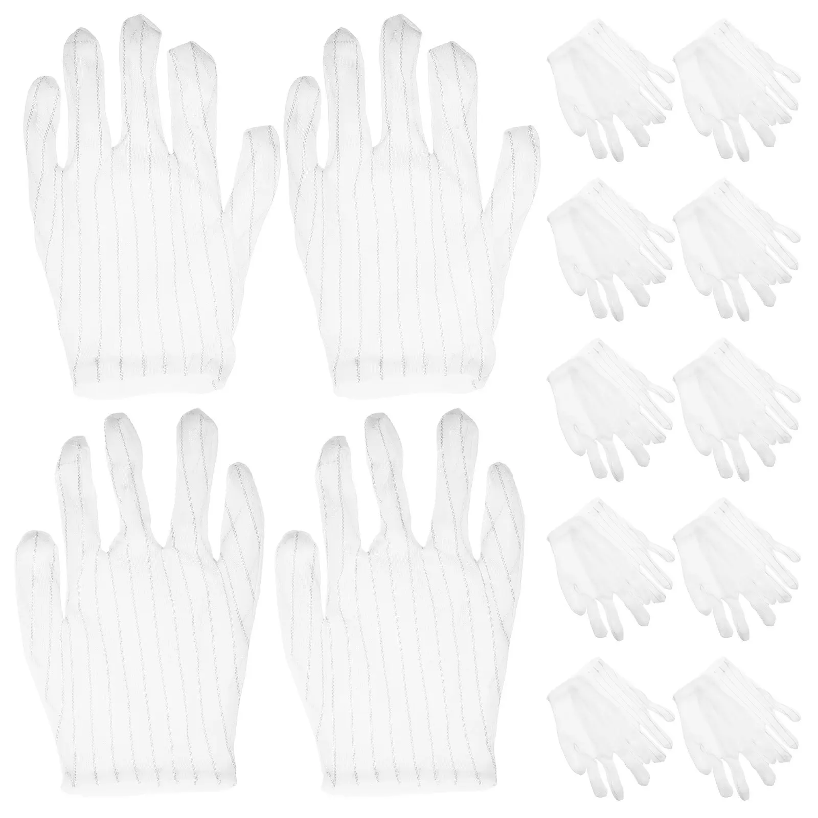 200Pcs Anti Static Gloves Esd Safety Dotted Non Slip Washable Reusable Electronics Repair Pc Building Computer Installation