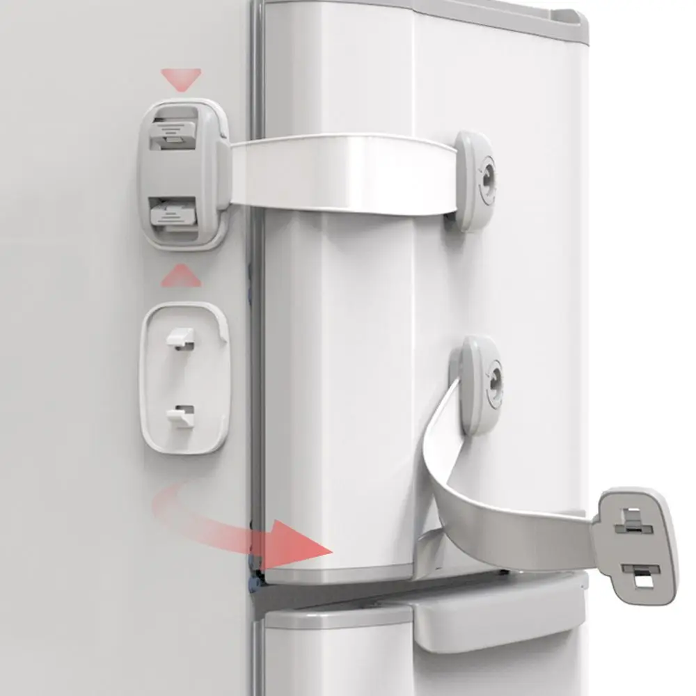 Toddler Door Wardrobe Cabinet Drawer Box Closet Anti-Clip Hand Protection Baby Child Safety Lock Cabinet Lock