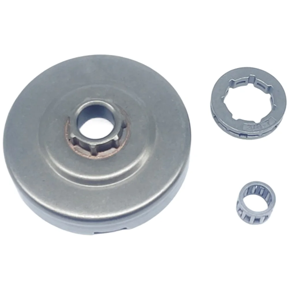 1 Set Chainsaw Clutch Assembly Driven Disc Sprocket For HUS365 HUS372 Chainsaw Parts High Precision Replacement Tool