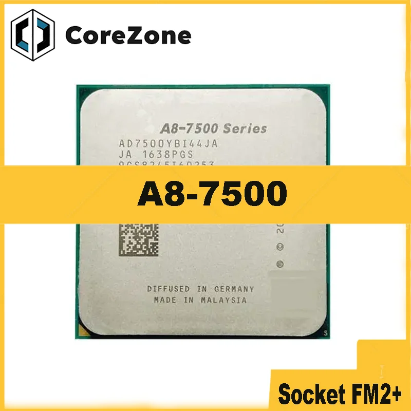 A8-Series A8-7500 A8 7500 3.0GHz Quad-Core AD7500YBI44JA Socket FM2+