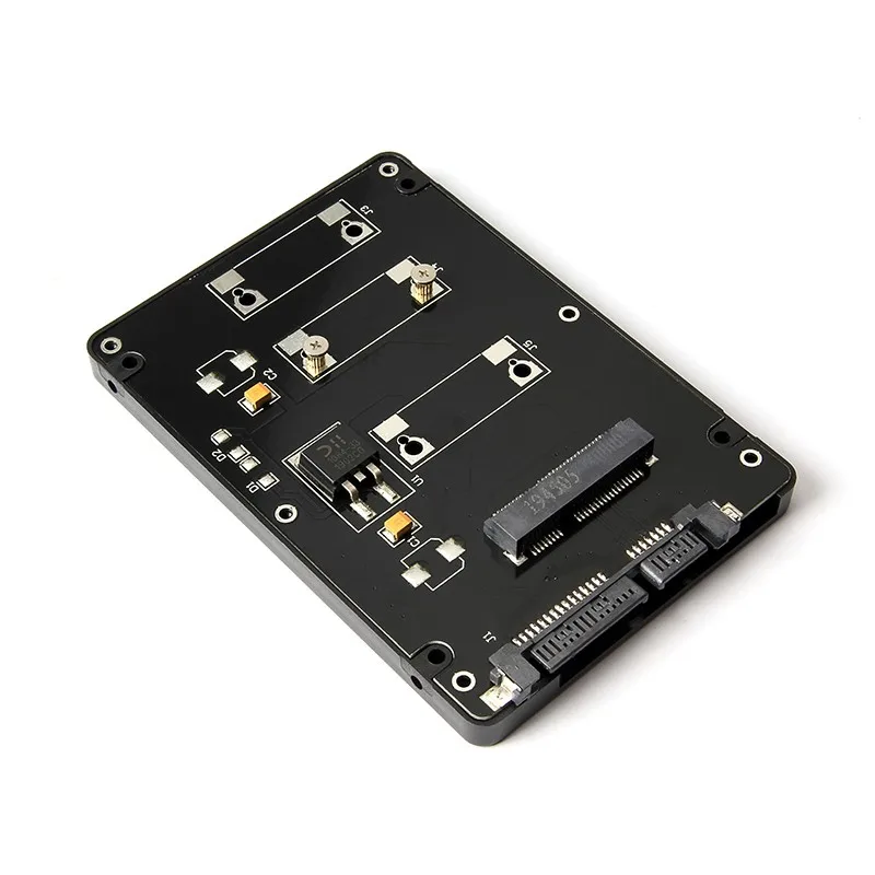 MSATA TO SATA เคส3.0 mSATA ภายนอก SSD Mini SSD TO 2.5 "การ์ดอะแดปเตอร์แปลง22Pin SATA3สำหรับ Windows Linux MAC OS