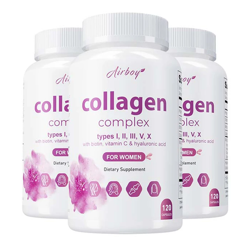 

Collagen Complex – Nutritional Supplement That Helps Whiten & Brighten Skin, Joints, Nails, Hair Support, and Relieve Fine Lin