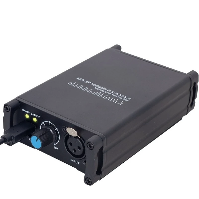 

Recording microphones: single-channel telephone release coil condenser microphone amplifiers