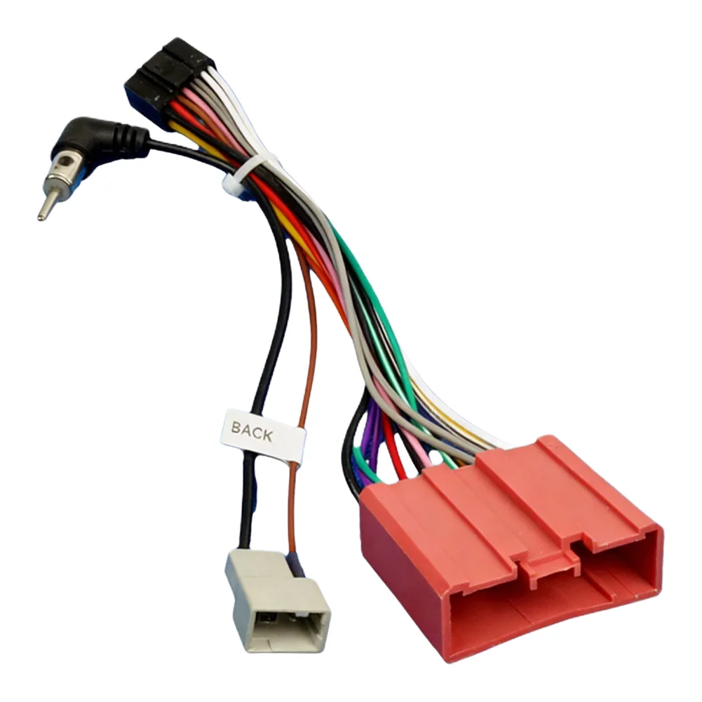 Black White Wiring Power Cable 16pin Interface Non-deformable Construction Practical Installation Quick Use Feature