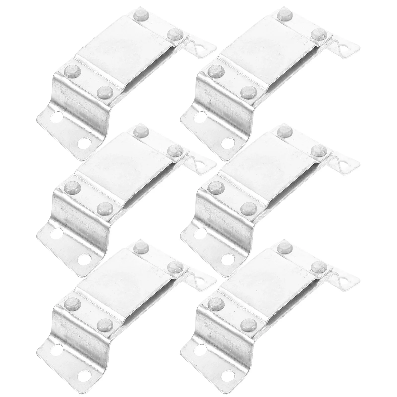 

6 Pcs Miner Hat Headlight Bracket Hard Hat Light Clips Aluminum Mount Safety AccessoriesBracket Construction