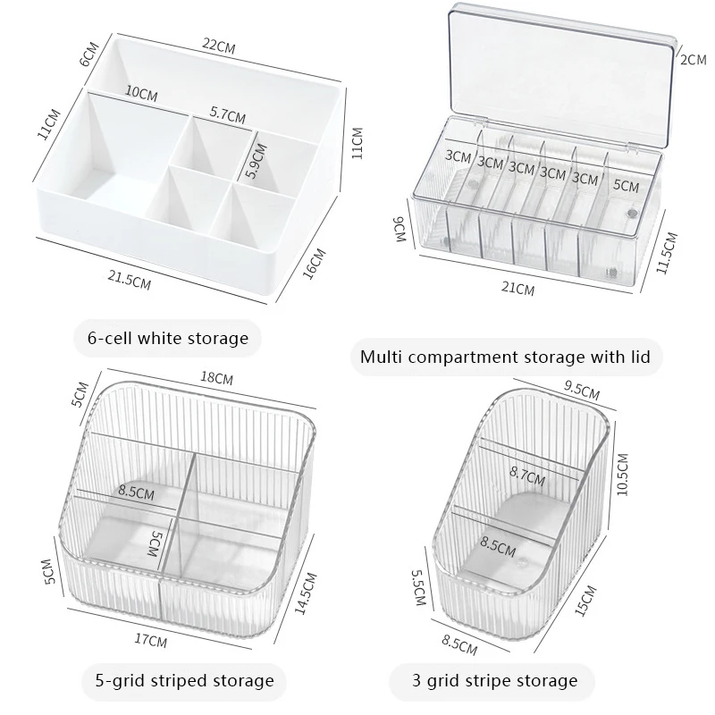 Scatola portaoggetti per strumenti per estensione ciglia con coperchio Accessori per ciglia Colla per ciglia Porta pinzette Organizzatore Scatola trasparente in acrilico