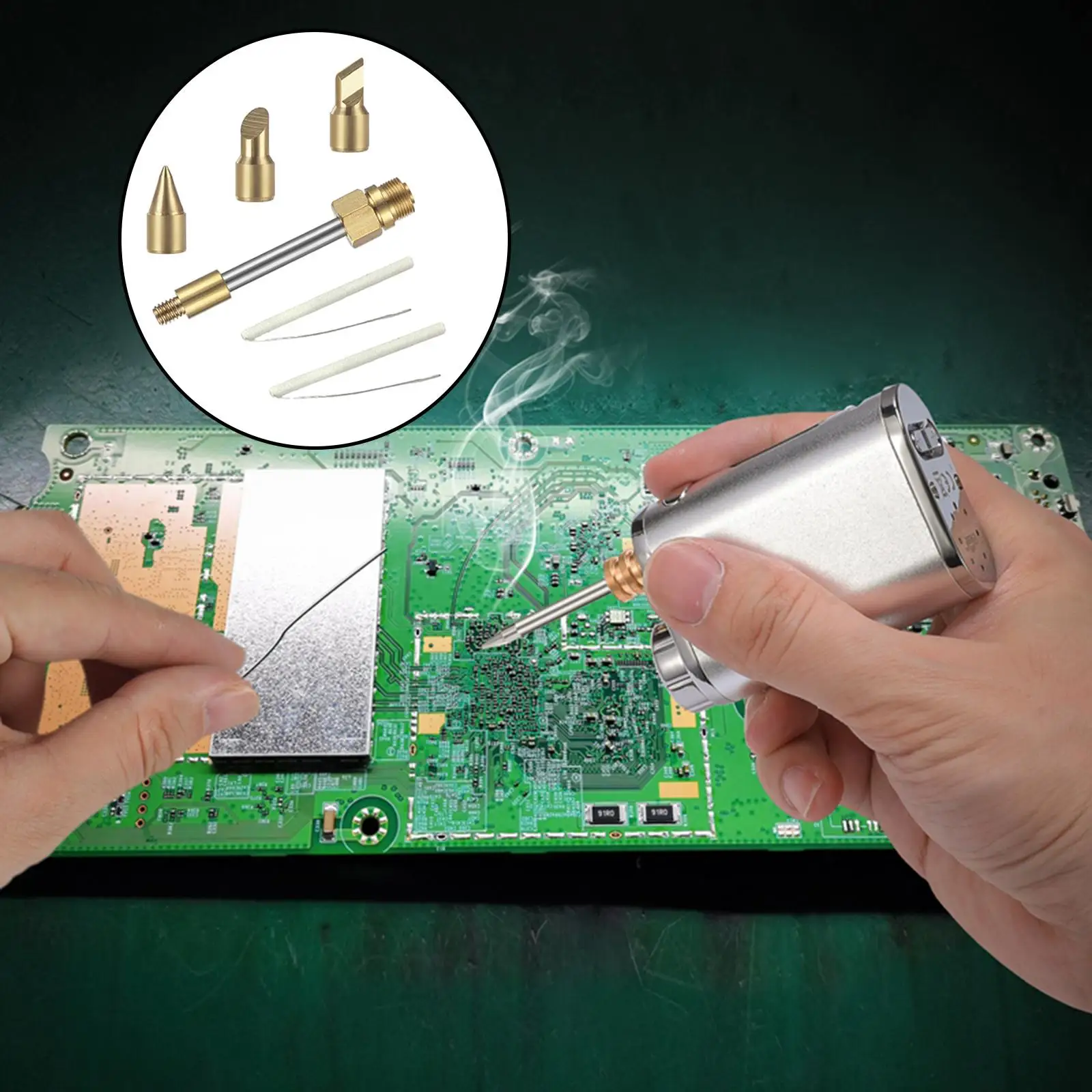 510 Interface Soldering Iron Tip USB Wireless Soldering Iron Tip Welding Tool 15W Cutter Head