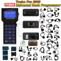 Tacho Pro 2008 TachoPro Universal Dash Programmer Full Kit Mileage Correction Tool UNLOCK High Quality Multi-languages