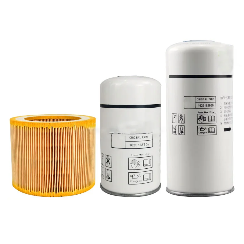 6221372850   + 6211472550   + 6211473950   Kit de filtro de ar se encaixa em kits de filtro de substituição para reparo e manutenção de compressor de ar Quincy