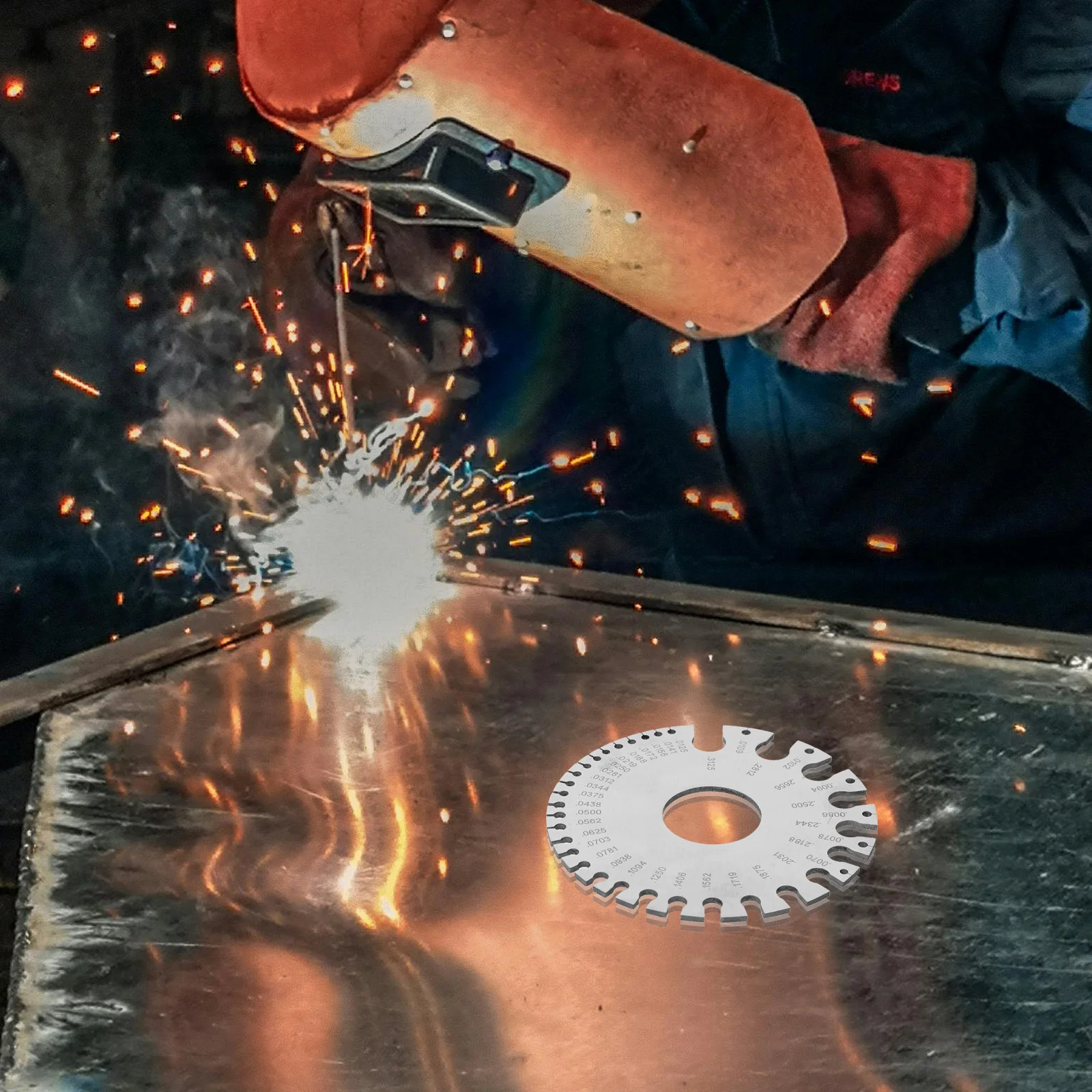 3Pcs Zuverlässige Schweißen Dicke Gauge Draht Blech Mess Werkzeug Hohe Präzision Edelstahl Tragbare Draht Gauge