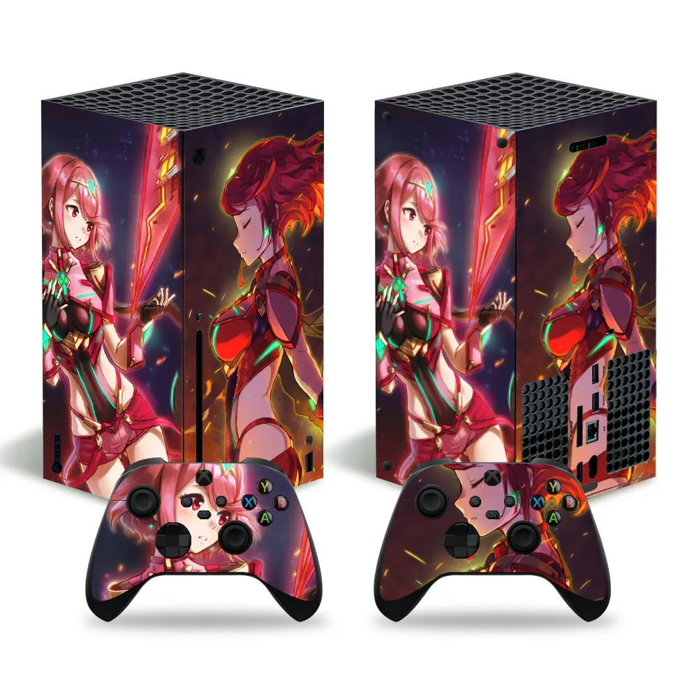 Movie Girl For Xbox Series X Skin Sticker For Xbox Series X Pvc Skins For Xbox Series X Vinyl Sticker Protective Skins 1