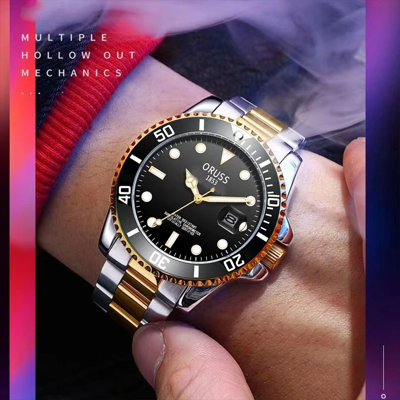 Herrenuhren, hochwertige Modetrend-Persönlichkeit, Business, Freizeit, Sport, Herrenuhr