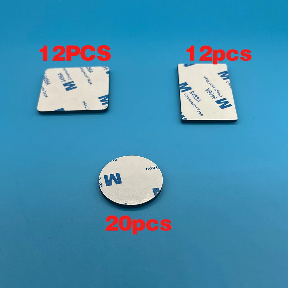 44pcs Double-Sided Foam Tape Black Self-Adhesive Temperature-Resistant Waterproof Stickers Suitable for Home Office Outdoor Use