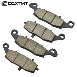 Motorcycle Front Left & Right Brake Pads For Kawasaki ZRX400 ER6F ER6N KLE650 Versys 2007-2013 Z750 1996-2013 GPZ1100 1995-1998