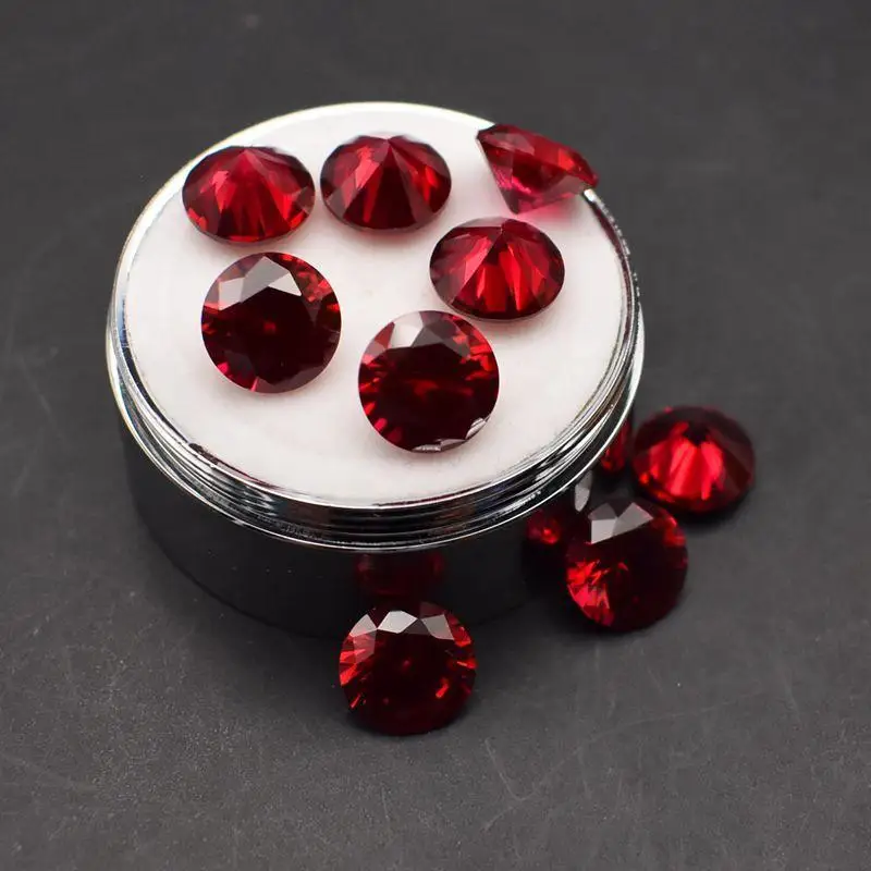 Excellent Cut Colored Green Black Blue Moissanite Diamonds 0.5- 6ct Rare Pink Moissanite Loose Stone Red Purple Color VVS1 Exce