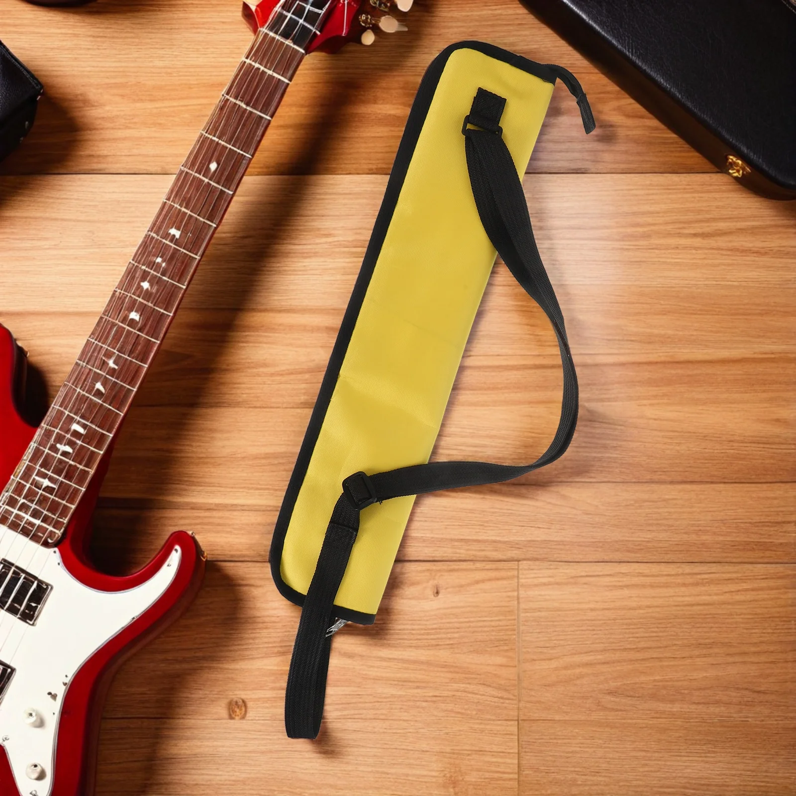 Drumstick-Tasche, Oxford-Stoff, langlebige Aufbewahrung für 4 Paar Drumsticks, tragbarer Organizer-Koffer, Percussion-Schlägel, Tragetasche