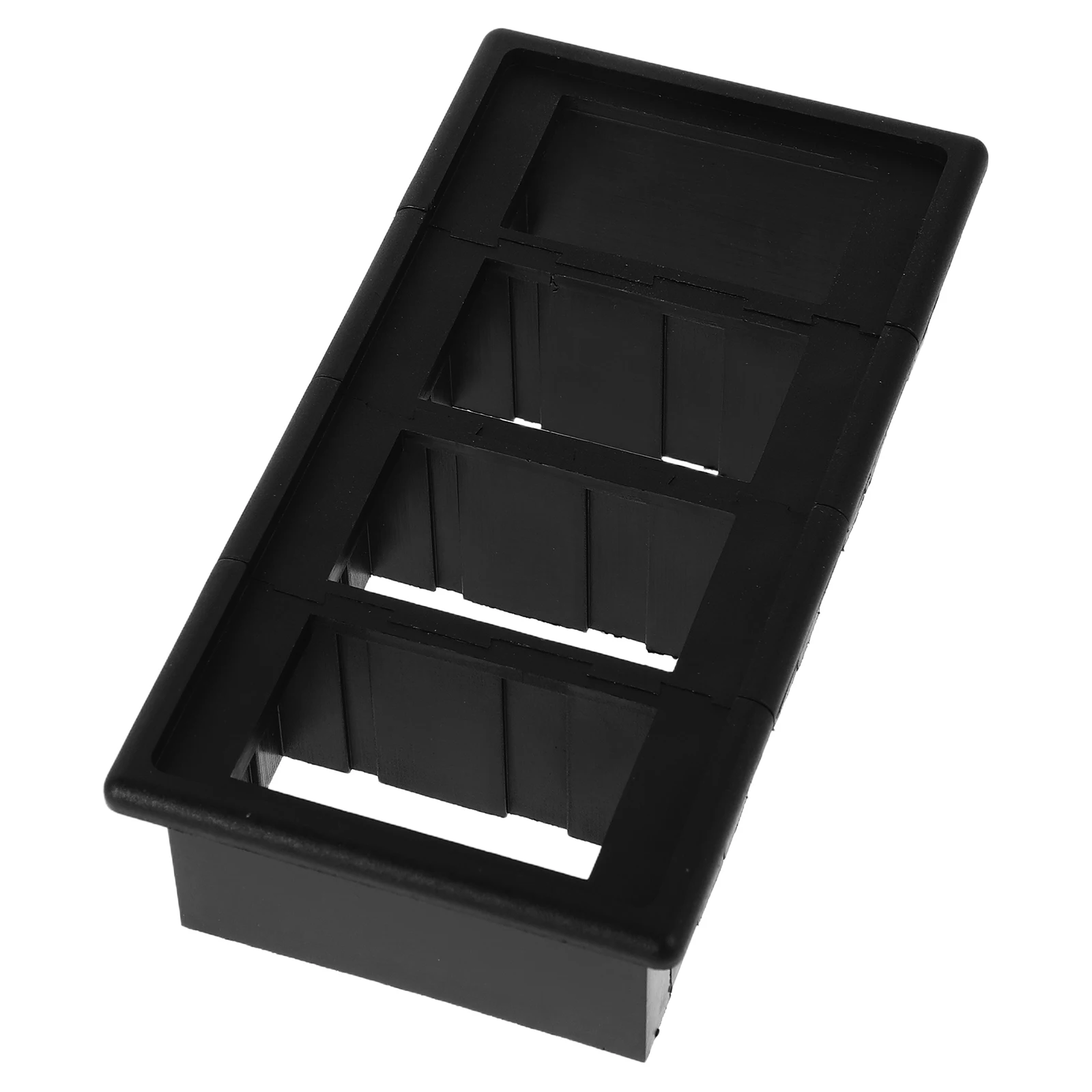 

Automotive Switch Mounting Frame Durable Plastic Holder Easy Installation Car Yacht Switches Joystick Bracket ABS Material Long