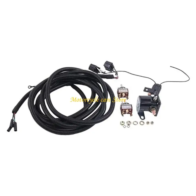 U75F Snowplow Control Component for Meyer E47 E46 E60 with 15478 Harness, 15730 Solenoid and Two Specified Switches for Wiring