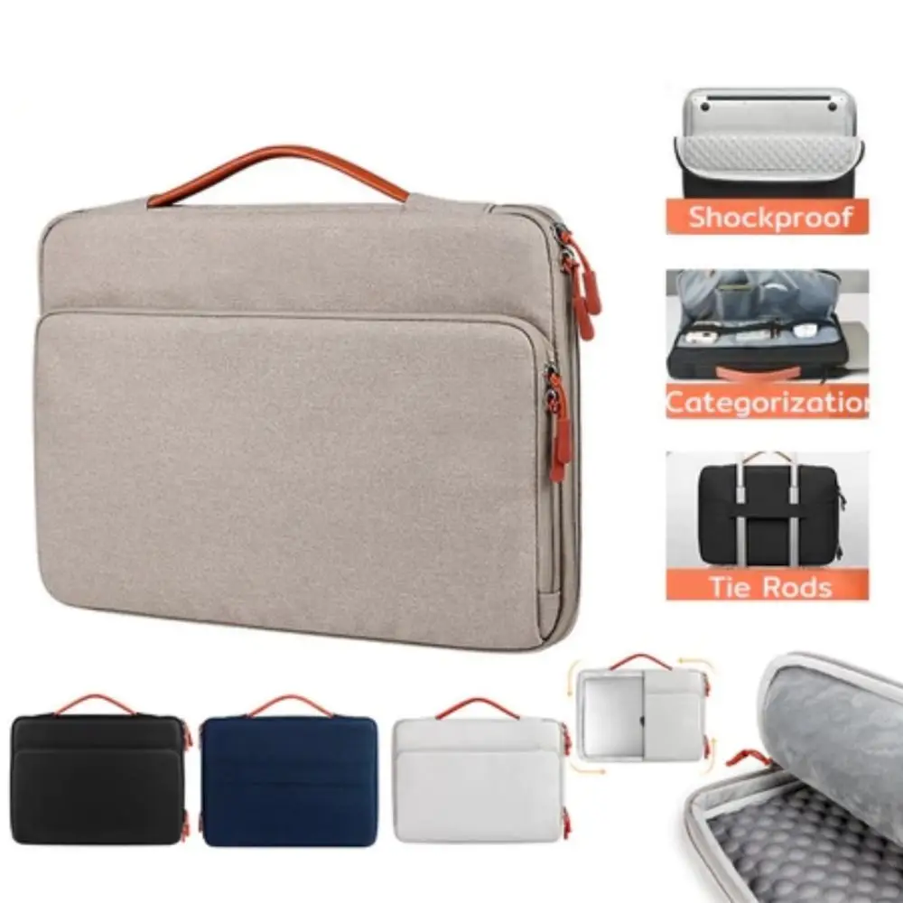

Fashion 13.3/15.4inch Laptop Sleeve Case Shockproof Waterproof Notebook Handbag Business Large Capacity Tablet Protective Pouch