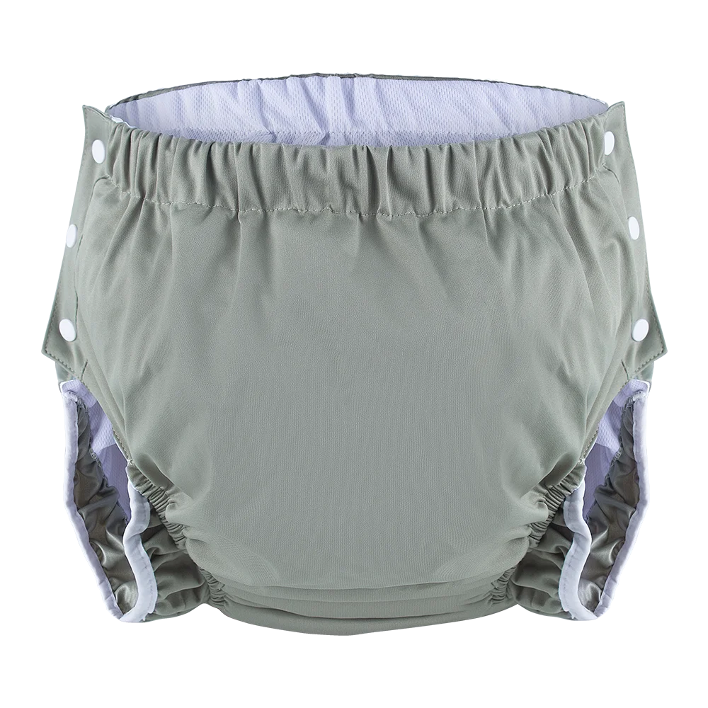 AIO 재사용 가능한 성인용 기저귀 바지 세척 가능한 성인 노인용 기저귀 포켓 기저귀 남성 및 여성용 누출 방지 기저귀 바지